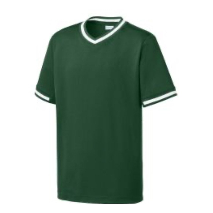 Youth Tough Mesh V-Neck Jersey by Sport-Tek