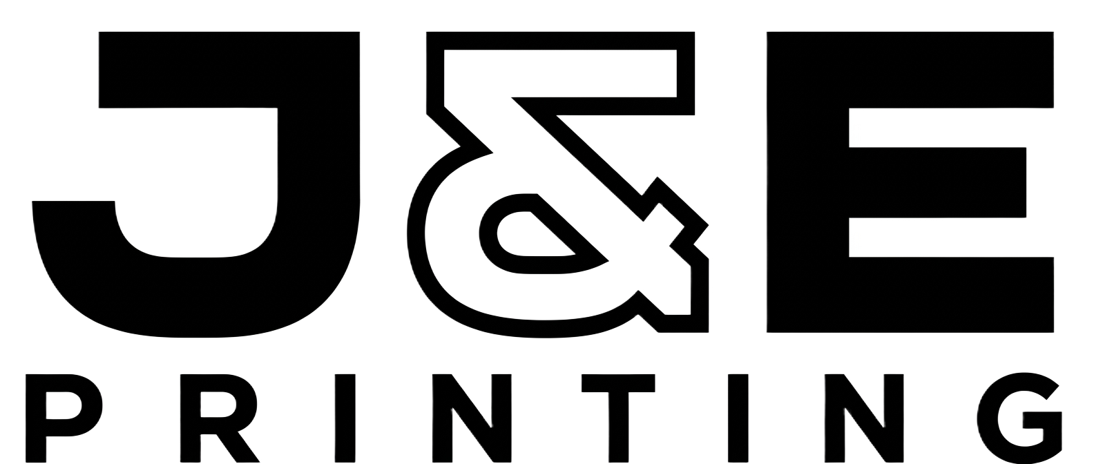 J & E Printing logo